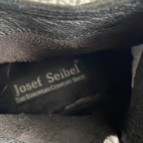 Black leather Joseph Seibel Ankle Boots. Size 37 - Picture 6 of 12